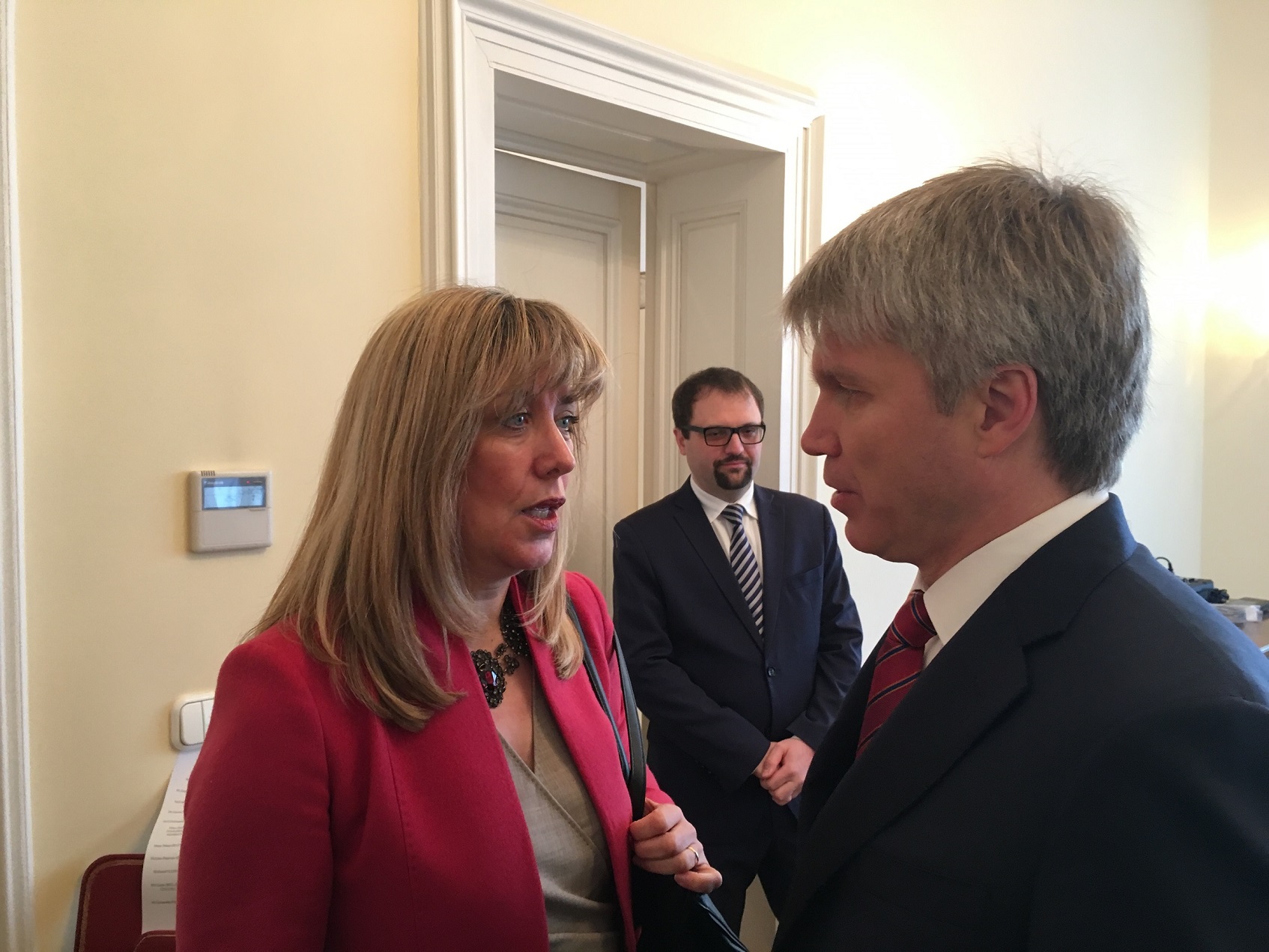 On April, 21 the Minister of sports of the Russian Federation Mr. Pavel Kolobkov took part in the working meeting  in Strasbourg